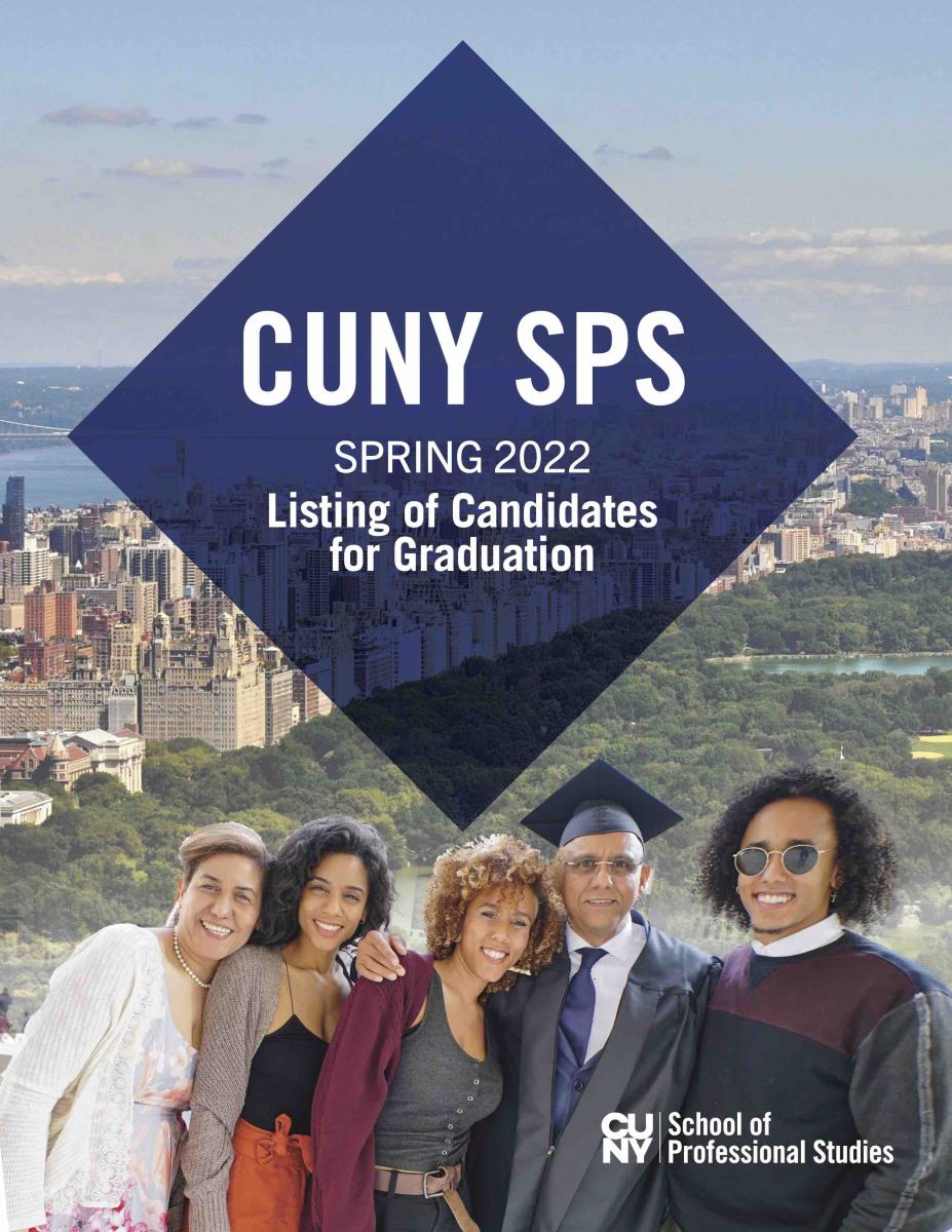 2022 Commencement CUNY School of Professional Studies CUNY SPS