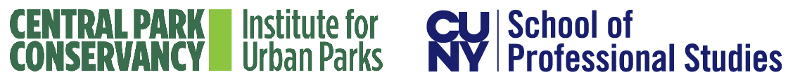 Central Park Conservancy Institute for Urban Parks and CUNY School of Professional Studies logo