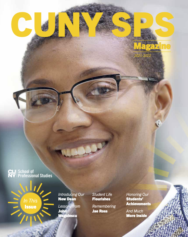 CUNY SPS Magazine 2021-22 Cover