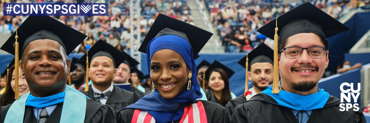#CUNYSPSGIVES. CUNY SPS Graduates. CUNY Tuesday Campaign.