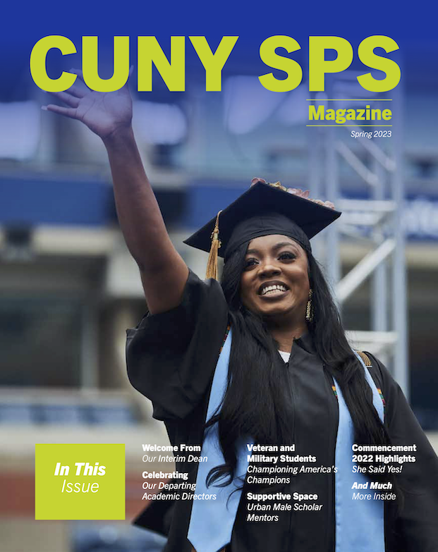CUNY SPS Magazine Spring 2023 Cover