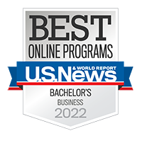 2022 U.S. News Best Online Bachelors Programs Badge