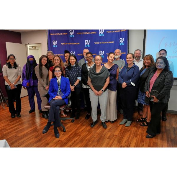 CUNY SPS Faculty and Staff Years of Service Honorees 2023