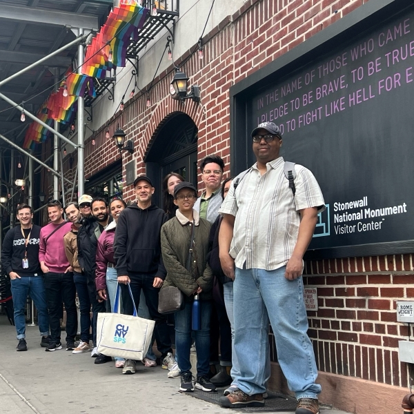 CUNY SPS Pride Club gathers for LGBTQIA+ event at Stonewall