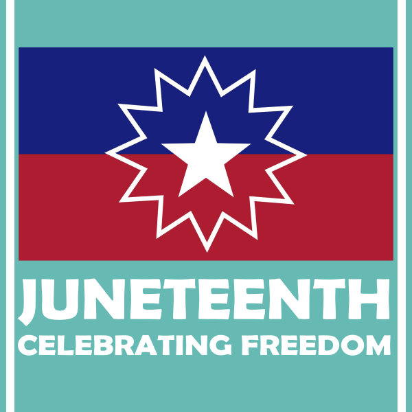 Juneteenth Flag Graphic