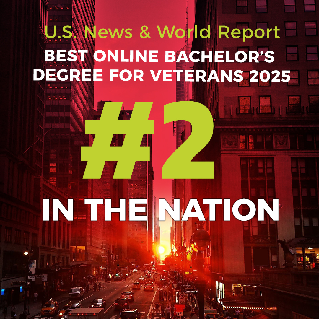 U.S. News & World Report. Best Online Bachelor's Degree for Veterans 2025. #2