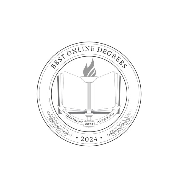 Intelligent.com 2024 Best Online Degree Programs Badge