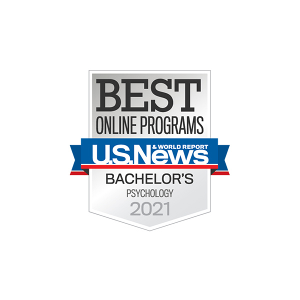 U.S. News & World Report 2021 Bachelor's in Psychology Badge