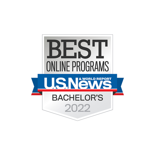 U.S. News & World Report 2022 Best Online Bachelor's Programs Badge