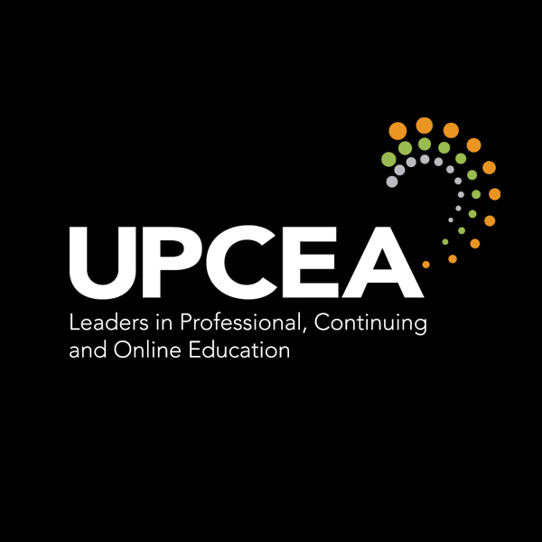 UPCEA Logo Black Background