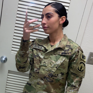 Nicole Petillo, CUNY SPS Student and Army Military Police Officer