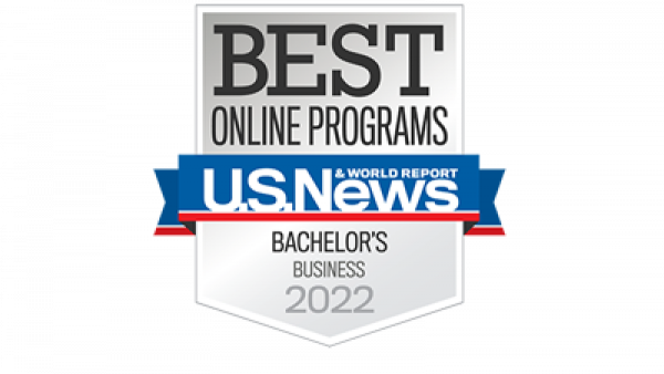 2022 U.S. News Best Online Bachelor's Programs for Business Badge