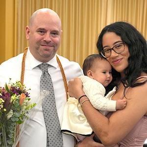CUNY SPS Nursing student speaker Scott Levine