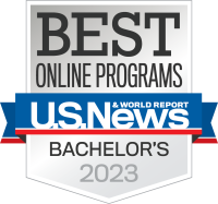 U.S. News & World Report 2023 Best Online Bachelor’s Programs Badge