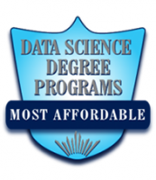 Most affordable data science degree programs badge