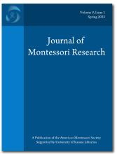 Cover of the Journal of Montessori Research