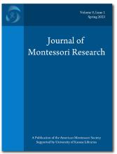 Cover of the Journal of Montessori Research Cover of the Journal of Montessori Research