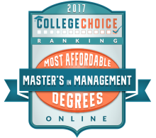 Most Affordable Online Master's in Management Logo