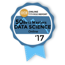 alt="Online Course Report 50 Best Online Master's in Data Science 2017"