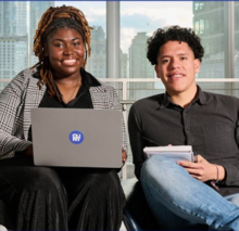 Two Students Involved in the CUNY Disability Services Apprentice Program