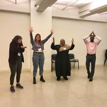 CUNY SPS Students Dance During MAAT and Racial Justice Conference 2019