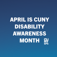 CUNY Disability Awareness Month graphic