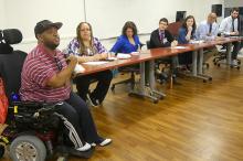 Panels are having a discussion at the first CUNY SPS Disability and Employment Event