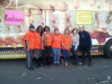 Students providing relief to Long Island community after Hurricane Sandy