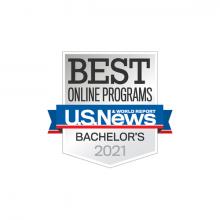 U.S. News & World Report 2021 Bachelor's Programs Badge