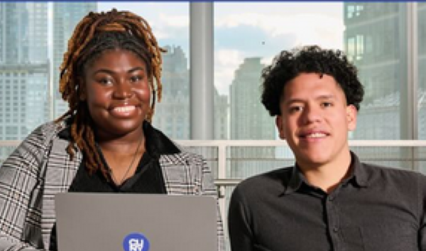 Two Students Involved in the CUNY Disability Services Apprentice Program